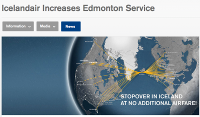 Feb 19 Update: Icelandair succeeds in Edmonton, Lufthansa Business Class sale, Aeroplan bonus returns for the UPS Store