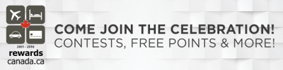 November 3 Update: #RC15 Week 2 Contest, Top 5 Credit Card offers for November, 5,000 Aeroplan Miles with 1 hotel stay