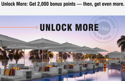 Marriott Bonvoy Unlock More: 2,000 bonus points on your 2nd stay with additional bonuses thereafter