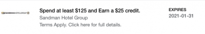New Amex Offers for Sandman Hotels, Sutton Place Hotels, Indeed & Office Supply Stores