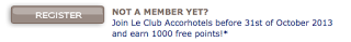 Sep 19 Update: RC Blog Updated posts and 1,000 Bonus Points for your first Accor stay