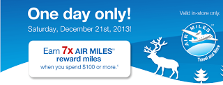 Dec 20 Update: Rob Carrick’s six tips to help you build wealth in 2014, Weekend Air Miles & Aeroplan shopping bonuses
