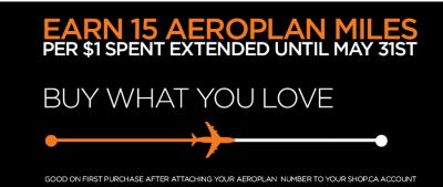 May 12 Update: Shop.ca Aeroplan bonus extended and 4x AAdvantage Miles on National rentals