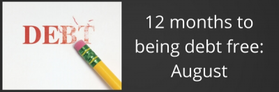 12 Months to Being Debt Free – August