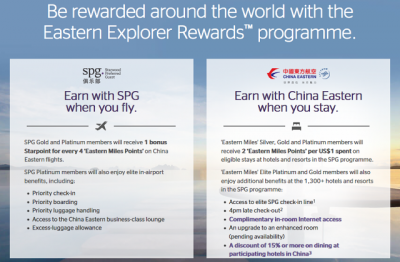 December 16 Update: SPG & China Eastern launch elite member partnership, Amex Invites offer for YYZ, $100 Spa Credit for Fairmont stays