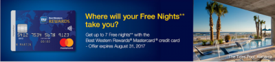 Hello! The 60,000 point sign up bonus for the no fee Best Western Rewards MasterCard returns!