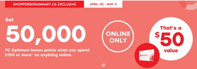 May 1 Update: 50,000 Bonus PC Optimum purchases for Beauty Boutique purchases of $150+, new Wayfair Amex Offer and Amex increases contactless payment limit to $250