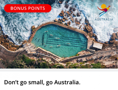 Earn up to 10,000 bonus Aeroplan Points on Air Canada flights to Australia