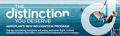 Tells us your Distinction plans for a chance to win 25,000 Aeroplan Miles!