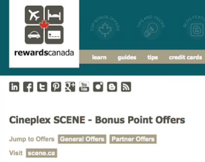 September 30 Update: Last day for Amex transfer bonus to British Airways, SCENE bonus page added, 40 Bonus AIR MILES for Budget rentals