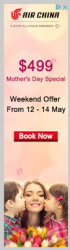 May 10 Update: Air China $499 Mother's Day Sale and Podcast 26 is out: we talk WestJet 1000 bonus, RBC to AA devaluation + more