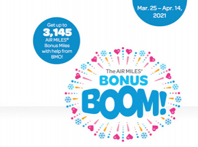 March 11 Update: AIR MILES Bonus Boom returns later this month, lots of bonus for shopping online from the U.S. & two new Rexall Be Well bonus offers