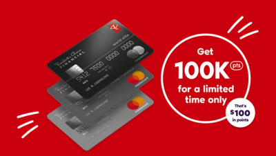 New welcome offer of 100,000 PC Optimum points on PC Financial Credit Cards