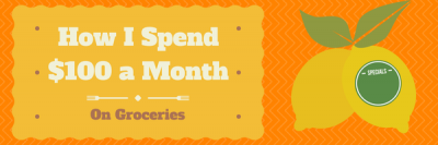How I Spend Only $100 a Month on Groceries
