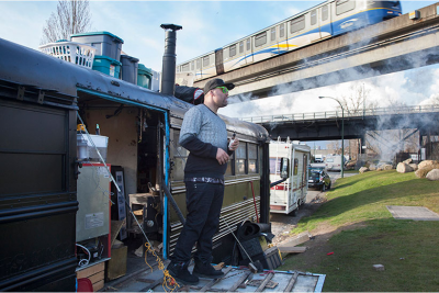 Vancouver real estate is so crazy construction workers have to live under Skytrain tracks