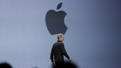 Apple stocks surge though earnings fall