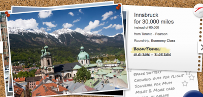 Miles & More Award Ticket Sale - Save up to 50% on Economy Class award tickets to Austria from Toronto