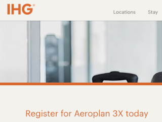 Earn Triple Aeroplan Miles on all IHG hotel stays until April 30