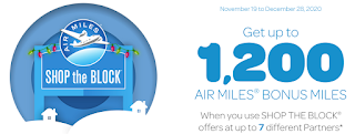 AIR MILES Shop the Block is here - Earn up to 1,200 bonus miles for using multiple partners