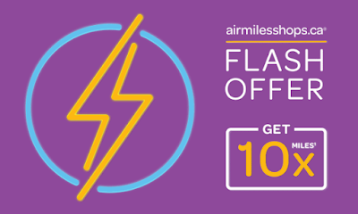 Today only - Earn 10x AIR MILES Reward Miles site wide for online purchases made via AIR MILES Shops